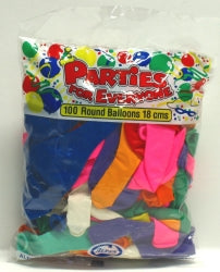 18cm Assorted Colours Alpen Balloons